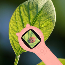 Optický mikroskop digitálna lupa 500x 2Mpx ružová