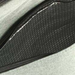 Nákupná taška na kolieskach s rámom 100 cm sivá