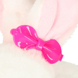 Plyšový králik mrkva chodí pohybuje ušami