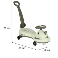 LED Swing FIX S1 Odrážadlo s rukoväťou sivá max. 65 kg