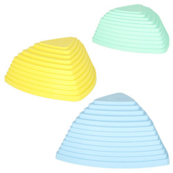 Senzorická dráha pre tréning rovnováhy 11 prvkov,  pastelová