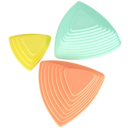 Senzorická dráha pre tréning rovnováhy 11 prvkov,  pastelová