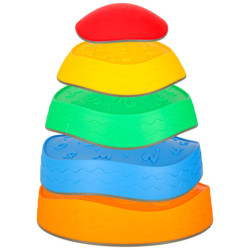 Senzorická cesta riečne kamene pre rovnováhu, 5ks