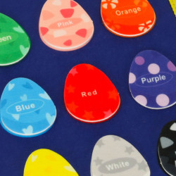 Zmyslová manipulačná doska montessori na batoh modrá