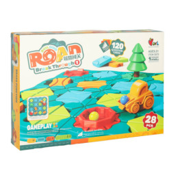 Puzzle stolová hra bludisko prekážková dráha 28 el.