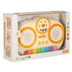 Detský interaktívny organový klavír vzdelávací béžový