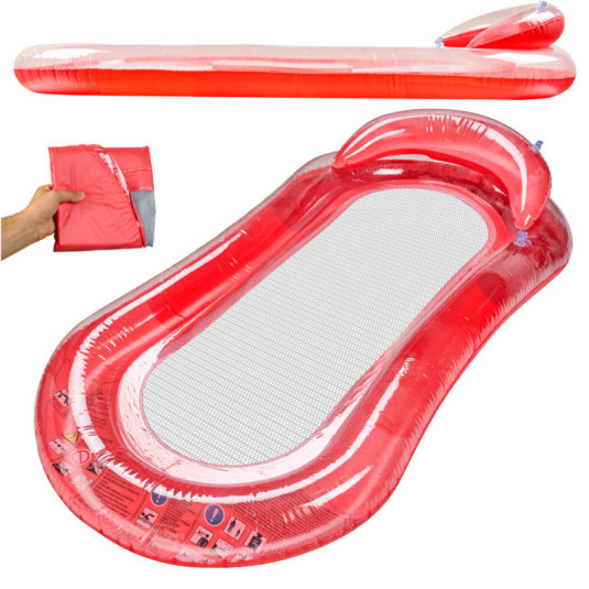 BESTWAY 43103 nafukovací matrac do bazéna so sieťkou červený