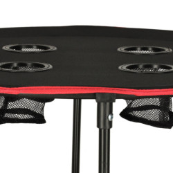 Cestovný skladací stolík + prepravná taška , čierny