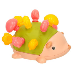 Zmyslové vzdelávacie montessori zelený ježko