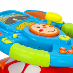 Interaktívny detský simulátor volantu hudba zvuky svetlá projektor