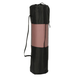 Joga gymnastika tréningová podložka fitness karimata hrubá 1,5 cm ružová + kryt