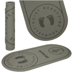 Podložka na cvičenie jogy s protihlukovou izoláciou 127x63x0,6 cm,  šedá