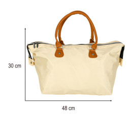 Dámska multifunkčná cestovná taška na kočík pre mamičky- béžová