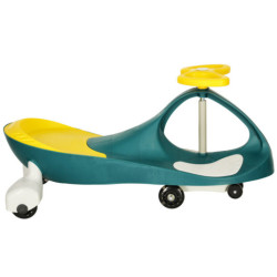 Odrážadlo svietiace LED kolesá zeleno- žltá