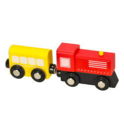 Drevená vlaková lokomotíva mesto 50 el