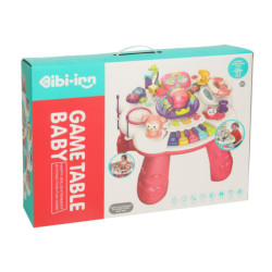 Vzdelávacia interaktívna tabuľka pre deti so zvukom červená