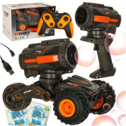 Inovatívne RC auto s výrobníkom bublín