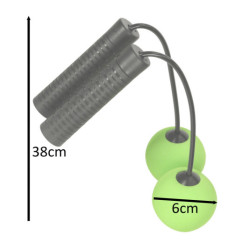 Bezdrôtové tréningové švihadlo zeleno- čierne