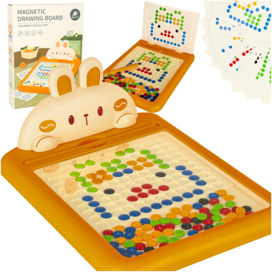 Magnetická tabuľa bodky zajačik