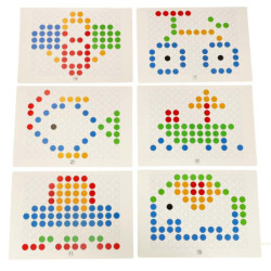 Magnetická tabuľa bodky zajačik