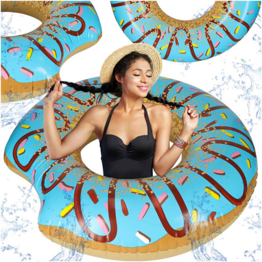 BESTWAY 36118 Donut modré 107cm plavecké koleso