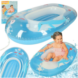 BESTWAY 34037 nafukovací matrac na plávanie detský matrac do pontónového člna modrý