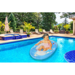 BESTWAY 34037 nafukovací matrac na plávanie detský matrac do pontónového člna modrý