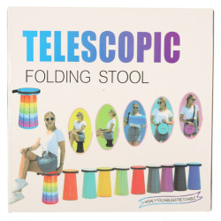 Skladacia stolička pre domáce záhradné kepovanie- modrá