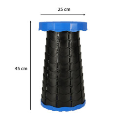 Skladacia stolička pre domáce záhradné kepovanie- modrá