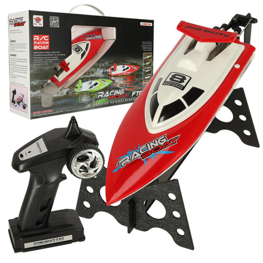 RC loď na diaľkové ovládanie FT008 červená