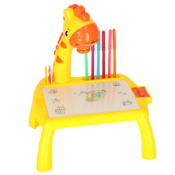 Projektor kresliaci stôl žirafa žltá