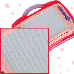 Magnetická tabuľa na kreslenie plniace pero pečiatky ružová