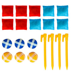 Hádzanie na suchý zips obojstranná hra šípky, loptičky tašky 21el.