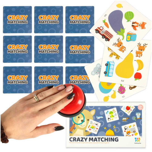 Kartová hra, kto nájde ako prvý pár 54 kariet