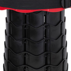 Skladacia stolička pre domáce záhradné kempovanie- červená