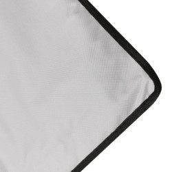 Plážové ležadlo s opierkou 150x47x48cm sivé