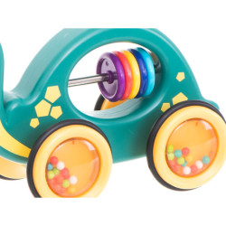 Drevená hrkálka na šnúrke mobilná korytnačka