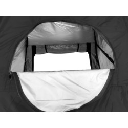 Stanová sprcha šatňa prenosné wc čierna