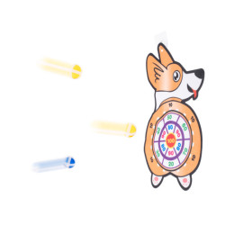 Šípky na suchý zips bezpečný terč, Corgi