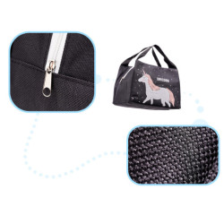 Termoizolačná taška na raňajky obed jednorožec