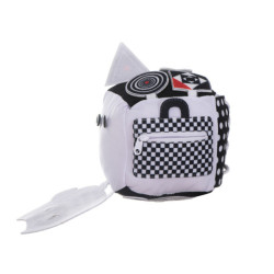 Vzdelávacia senzorická kocka kontrastná mäkká hmatová