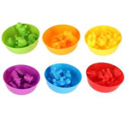 Zvieracie safari vzdelávacie učenie sa počítať montessori 36el.