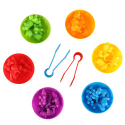 Zvieracie safari vzdelávacie učenie sa počítať montessori 36el.