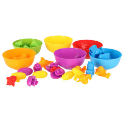 Vzdelávacie prostriedky učiace sa počítať montessori 36el.