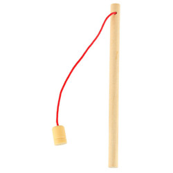 Drevené počítacie koliesko rybárskej abecedy