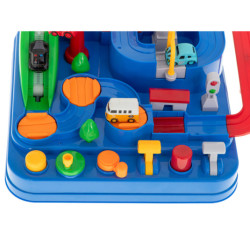 Prekážková dráha interaktívne parkovisko preteky 4 áut