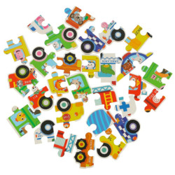 Konzervované puzzle vozidlá 30 puzzle