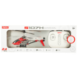 SYMA S107H RC vrtuľník 2,4 GHz RTF červený
