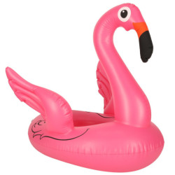 Nafukovací detský pontón na kolesách flamingo