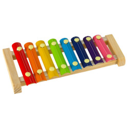 Farebný vzdelávací drevený cimbal